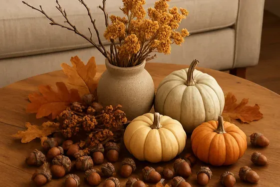 Harvest-Inspired Natural Elements illustration