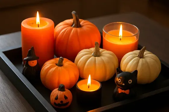 Halloween-Themed Throw Tray Essentials illustration