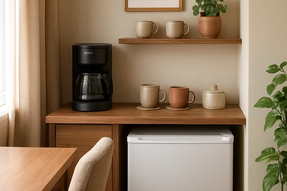 Integrate a Coffee/Refreshment Corner illustration