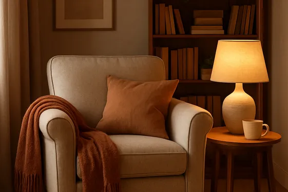 Create a Cozy Reading and Brainstorm Nook illustration