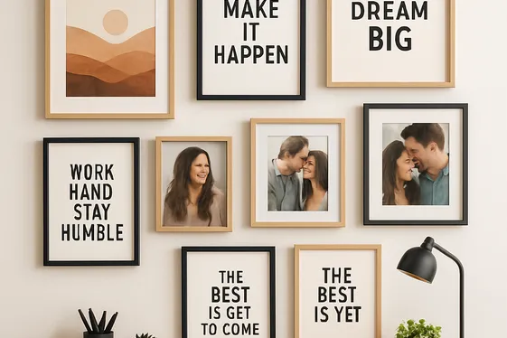 Add Inspiring Art and Personal Touches illustration