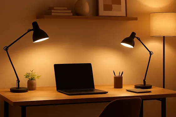 Install Adjustable Lighting for Focus and Ambiance illustration