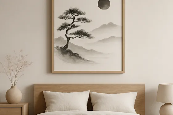 Integrate Subtle Japanese-Inspired Art illustration