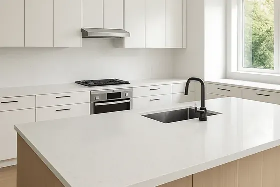 Design with Seamless Countertops illustration