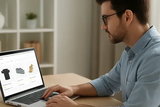 E-commerce Store Manager illustration