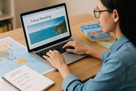 Remote Travel Consultant illustration