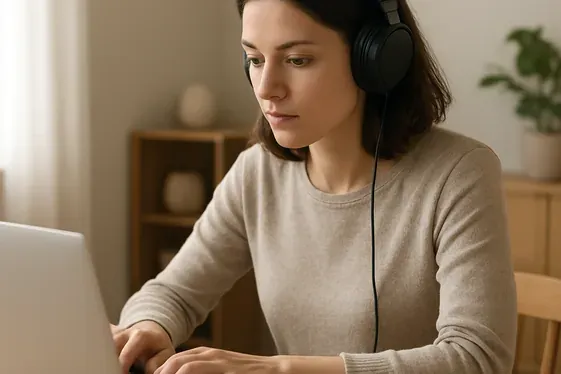 Transcriptionist for Audio and Video illustration