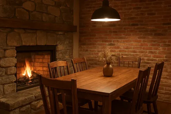 Incorporate Stone and Brick for Rustic Textural Contrast illustration