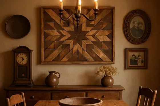 Personalize with Rustic Wall Art and Family Heirlooms illustration