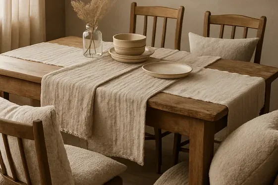 Add Textured Fabrics to Soften the Space illustration