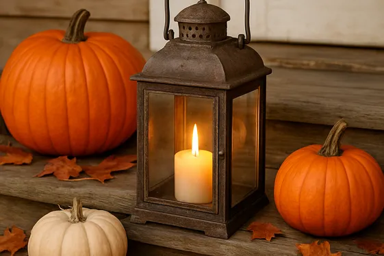 Add Antique Lanterns for Soft Fall Lighting illustration