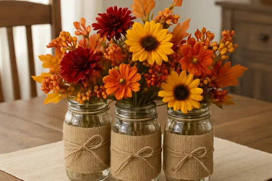 Decorate with Burlap Accents and Twine illustration