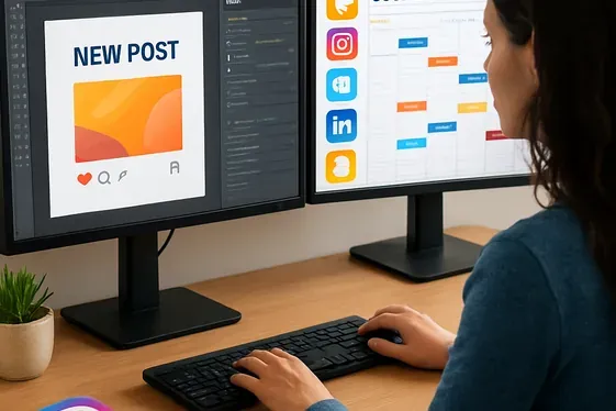 Social Media Coordinator illustration