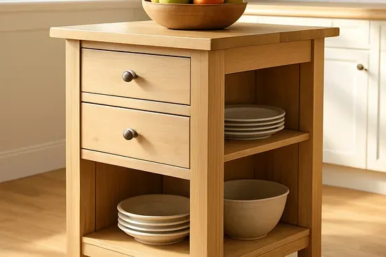 Consider a Kitchen Island with Storage Options illustration