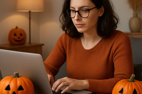 Freelance Halloween Writer illustration