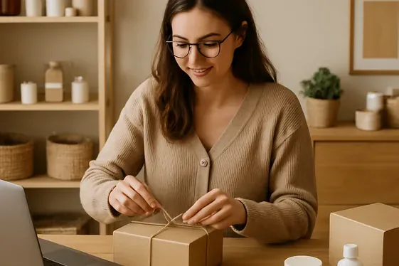 E-commerce Store Owner illustration