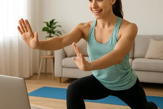 Online Fitness Coaching illustration
