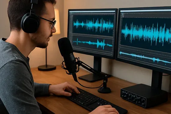 Podcast Editing and Production illustration