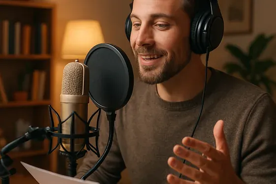 Voice-over Artist illustration