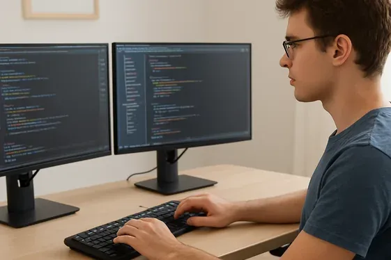 Web Development and Coding illustration