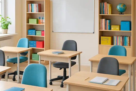 Make a Practical Home Schooling Center illustration