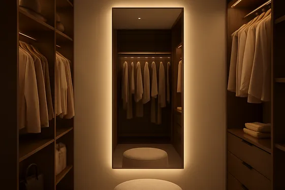 Design a Boutique Walk-In Closet illustration