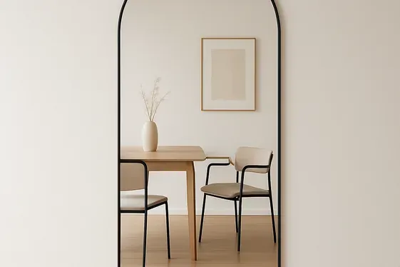 Selecting an Arch Mirror for a Minimalist Room illustration
